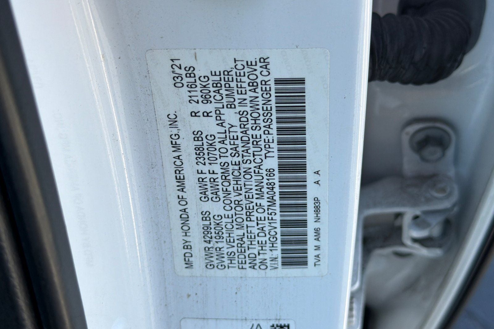 2021 Honda Accord EX-L