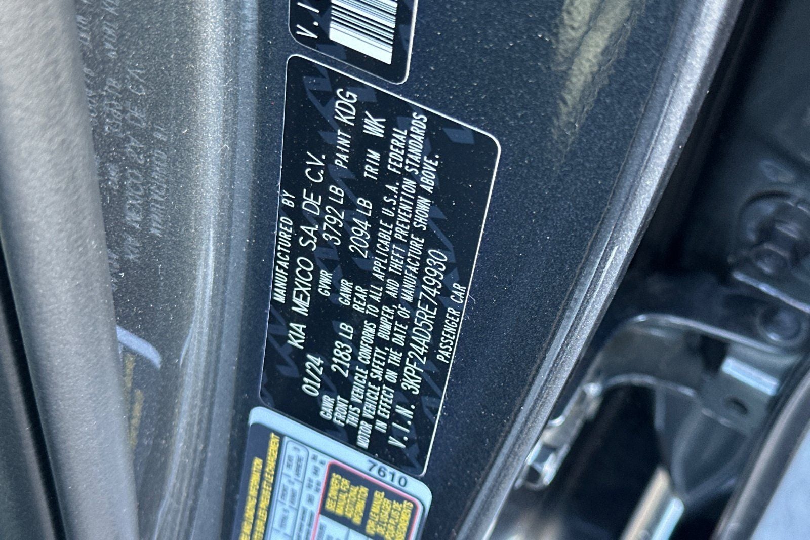 2024 Kia Forte LXS