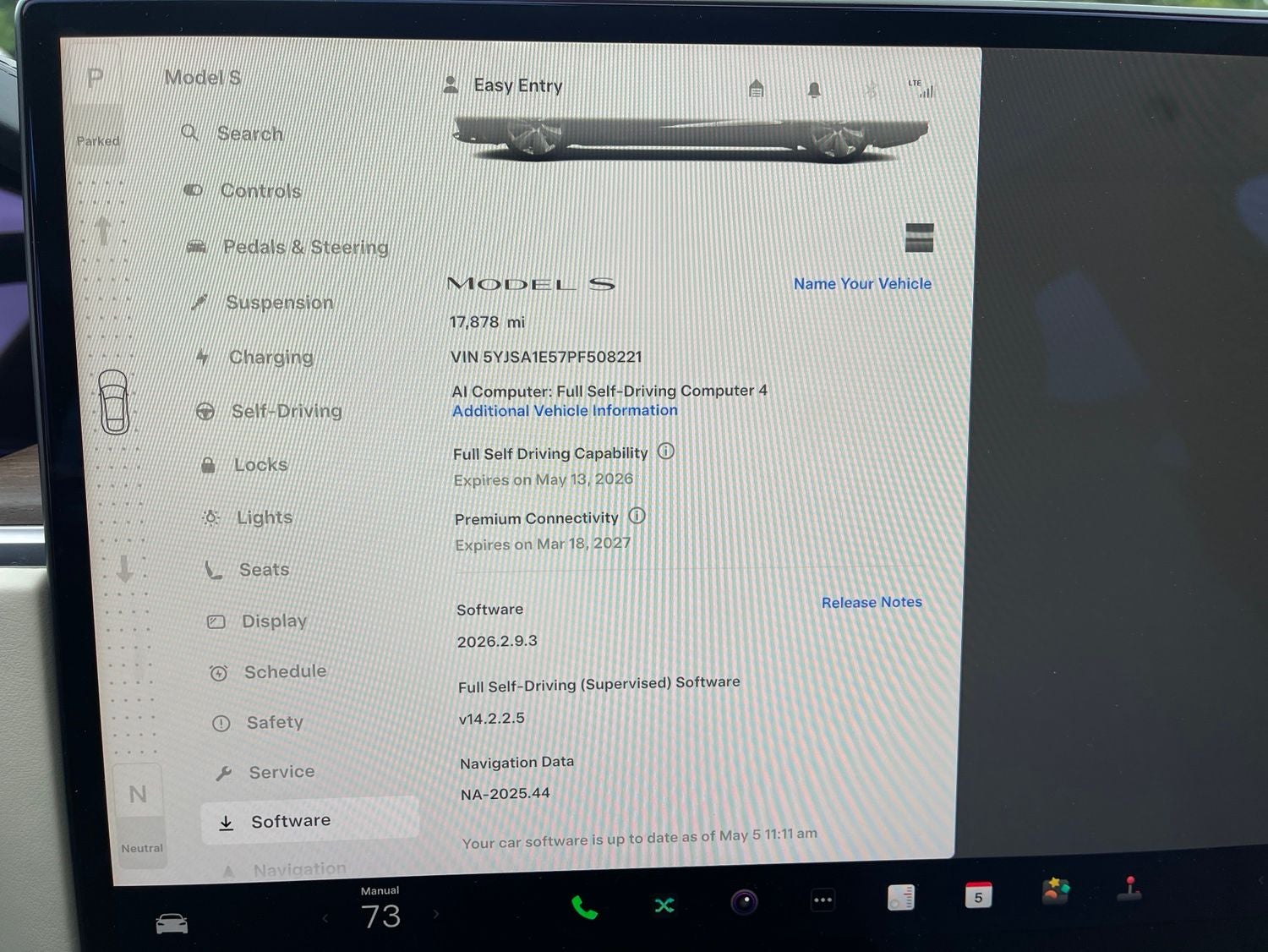 2023 Tesla Model S Standard Range
