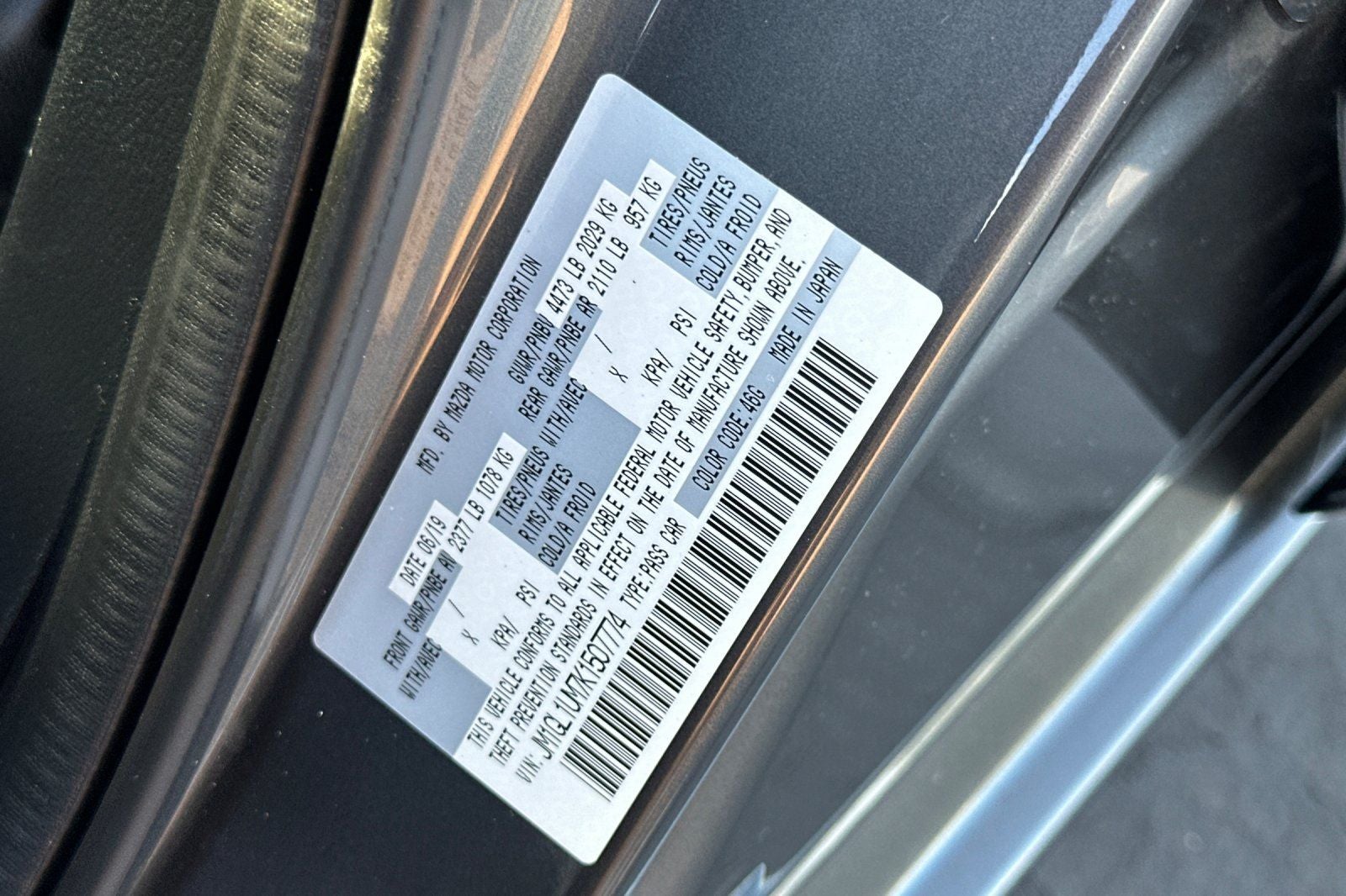 2019 Mazda Mazda6 Sport