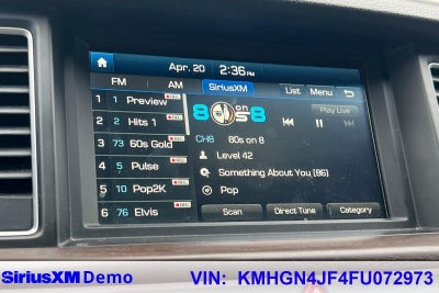 2015 Hyundai Genesis 5.0