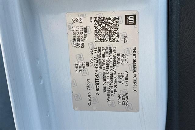 2023 GMC Savana 2500 Work Van