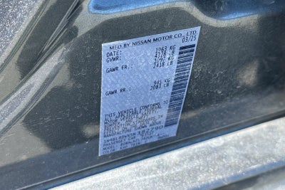 2025 Nissan Altima 2.5 SV