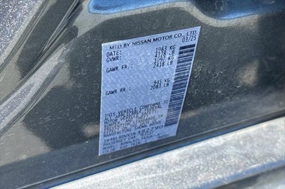 2025 Nissan Altima 2.5 SV