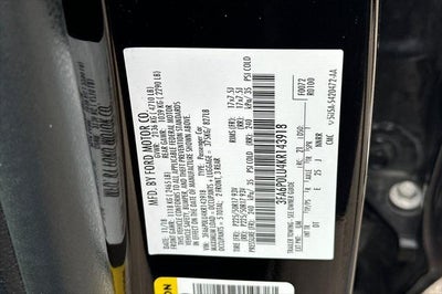 2019 Ford Fusion Hybrid SE