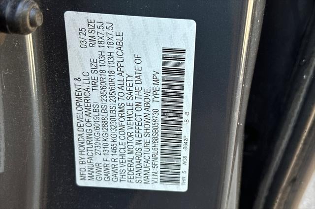 2025 Honda Odyssey EX-L