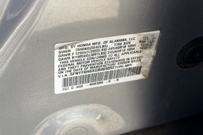 2016 Honda Pilot EX-L w/Honda Sensing