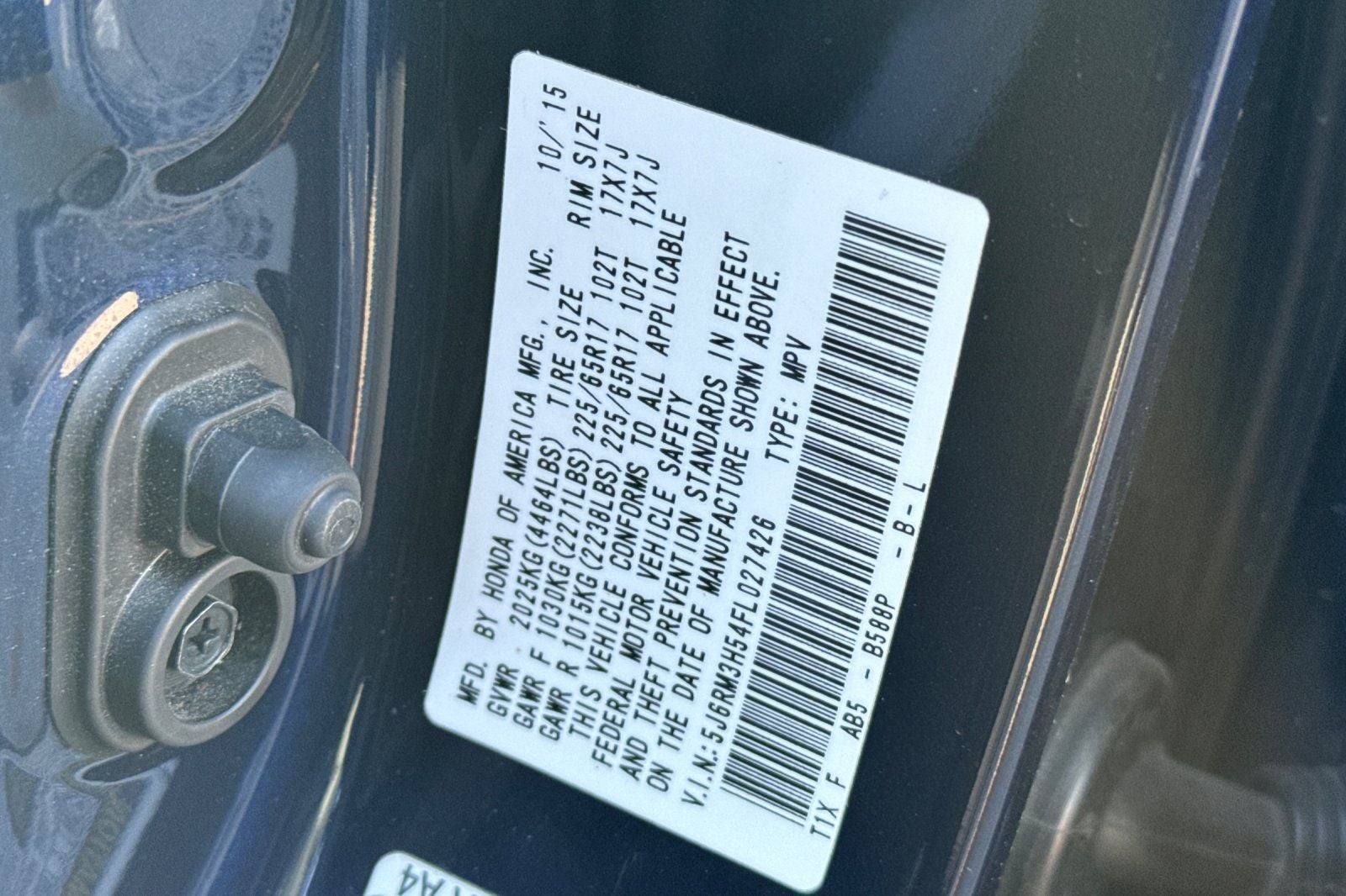 2015 Honda CR-V EX