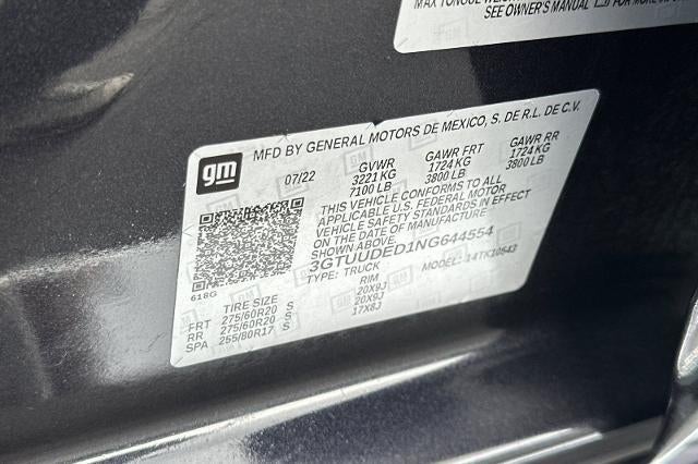 2022 GMC Sierra 1500 SLT