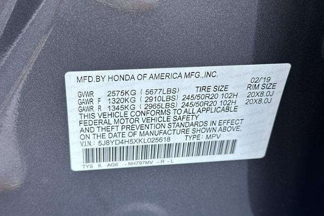 2019 Acura MDX Tech Pkg