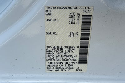 2023 Nissan Altima 2.5 SV