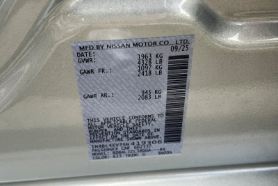 2025 Nissan Altima 2.5 SL