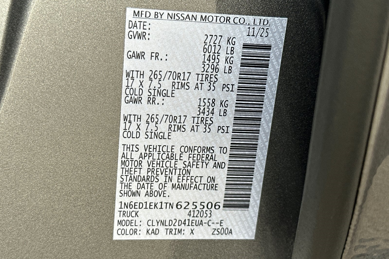 2026 Nissan Frontier PRO-4X