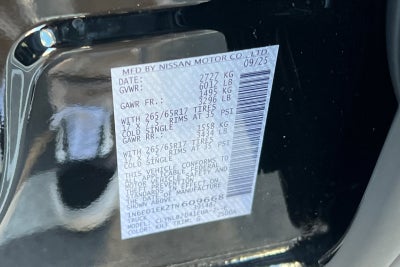 2026 Nissan Frontier SV