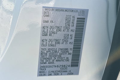 2026 Nissan Frontier PRO-4X