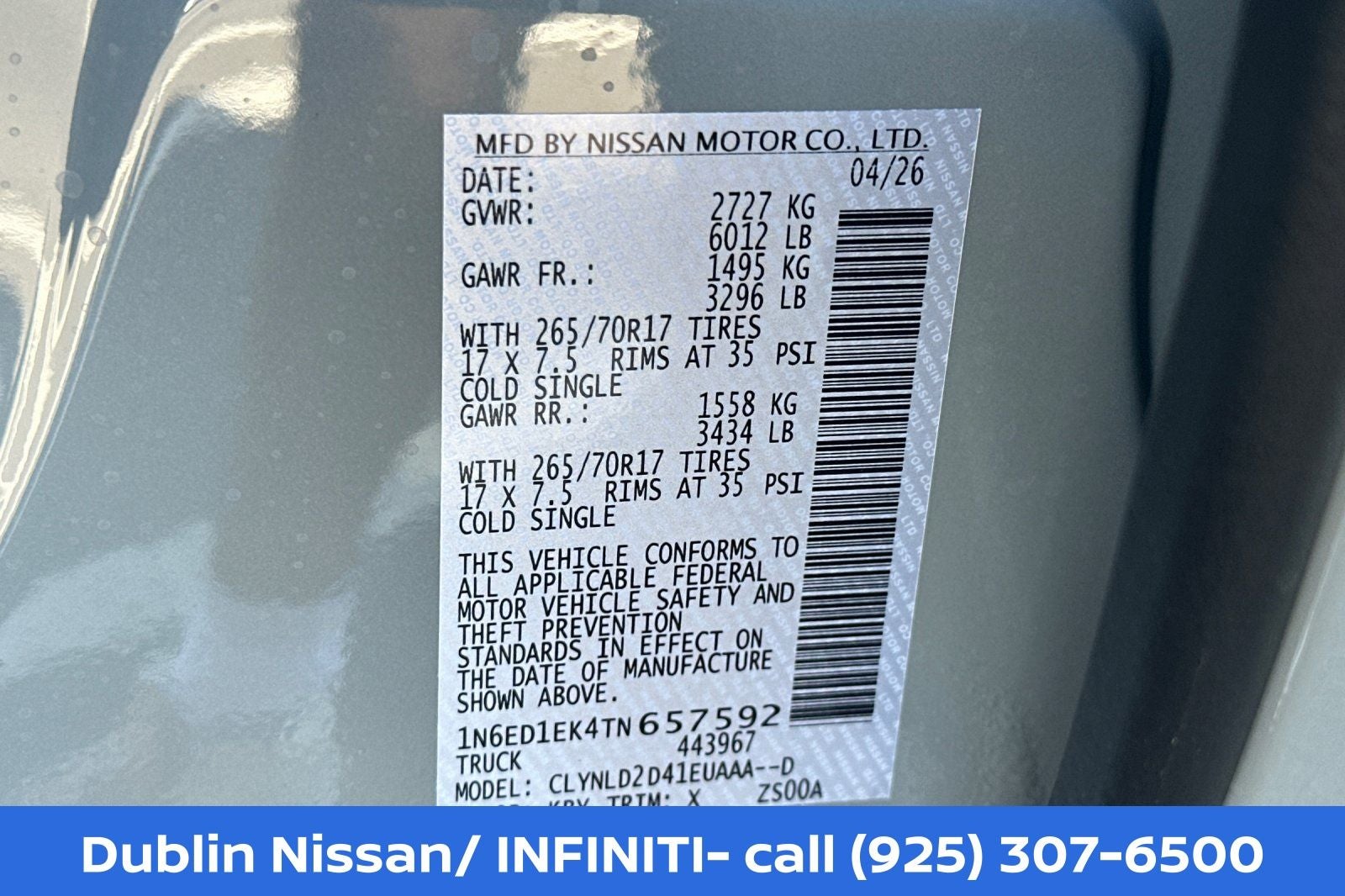 2026 Nissan Frontier PRO-4X