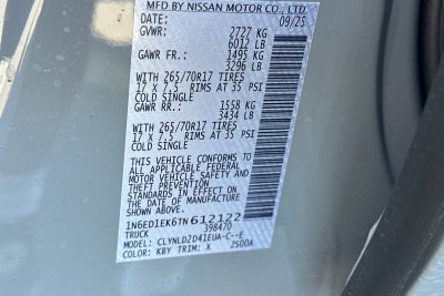 2026 Nissan Frontier PRO-4X