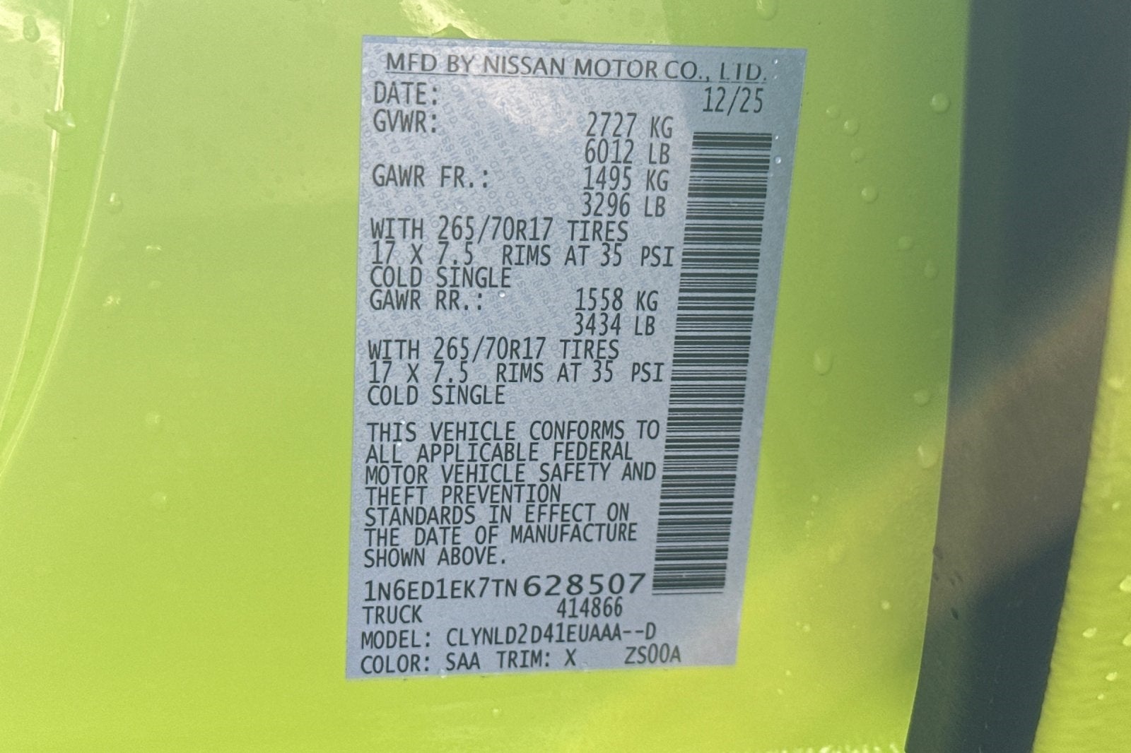 2026 Nissan Frontier PRO-4X