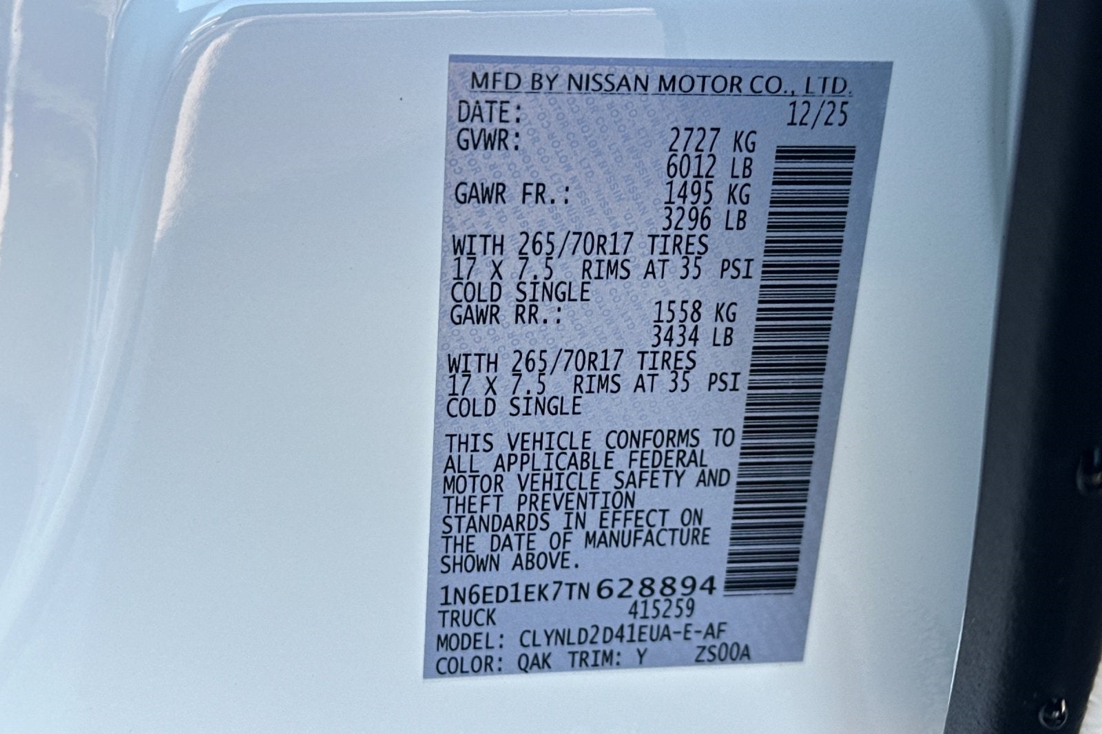 2026 Nissan Frontier PRO-4X