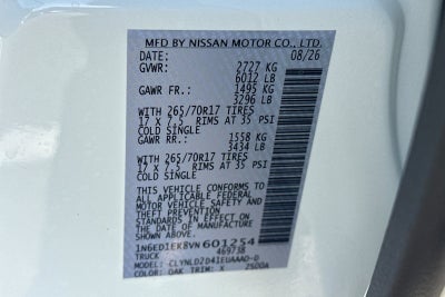2027 Nissan Frontier PRO-4X