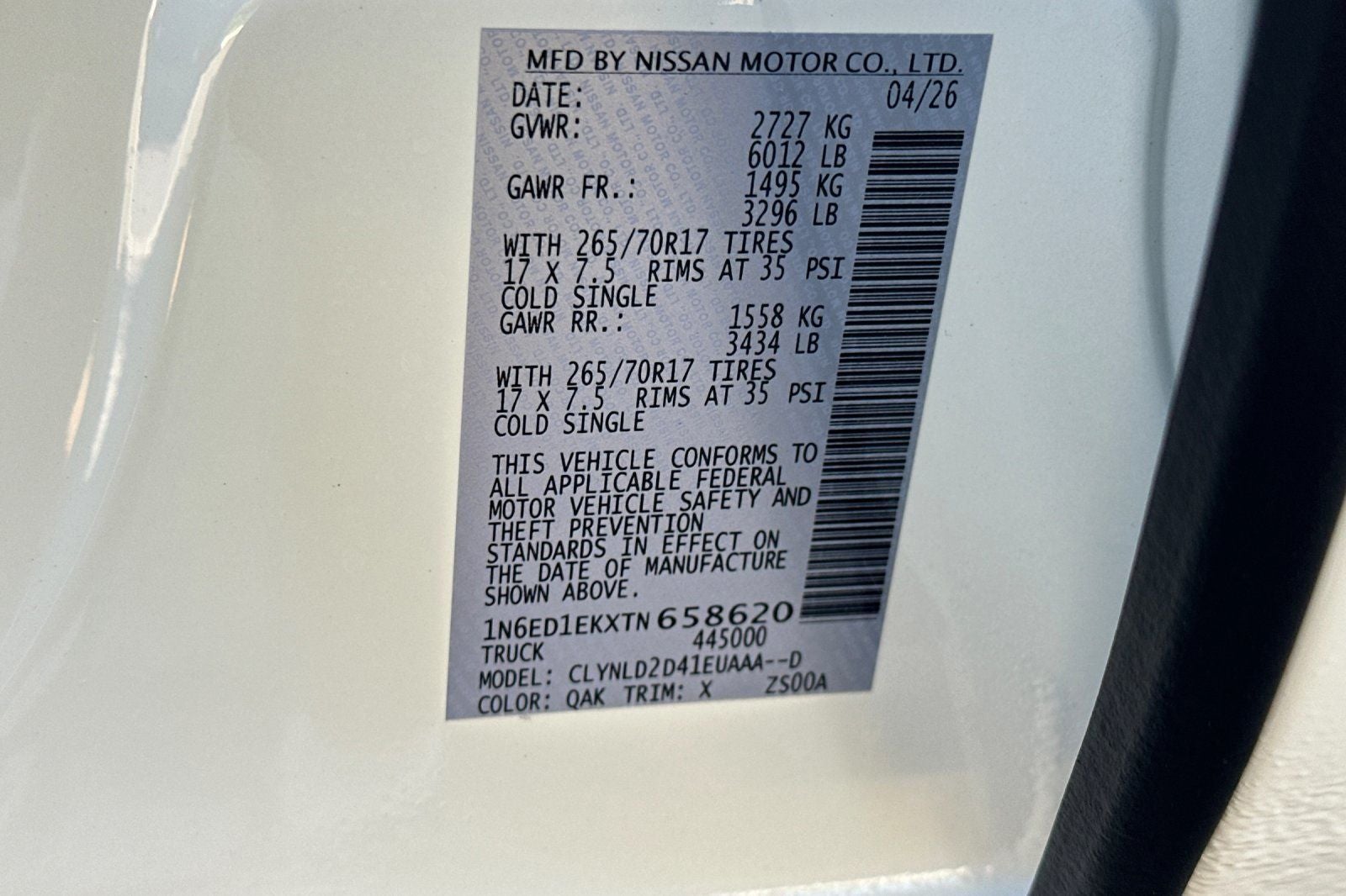 2026 Nissan Frontier PRO-4X