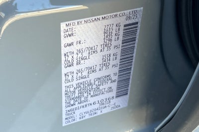 2026 Nissan Frontier PRO-4X