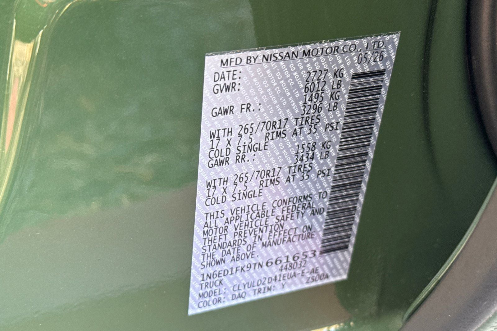 2026 Nissan Frontier PRO-4X