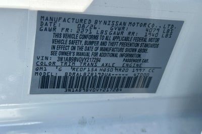 2027 Nissan Sentra S