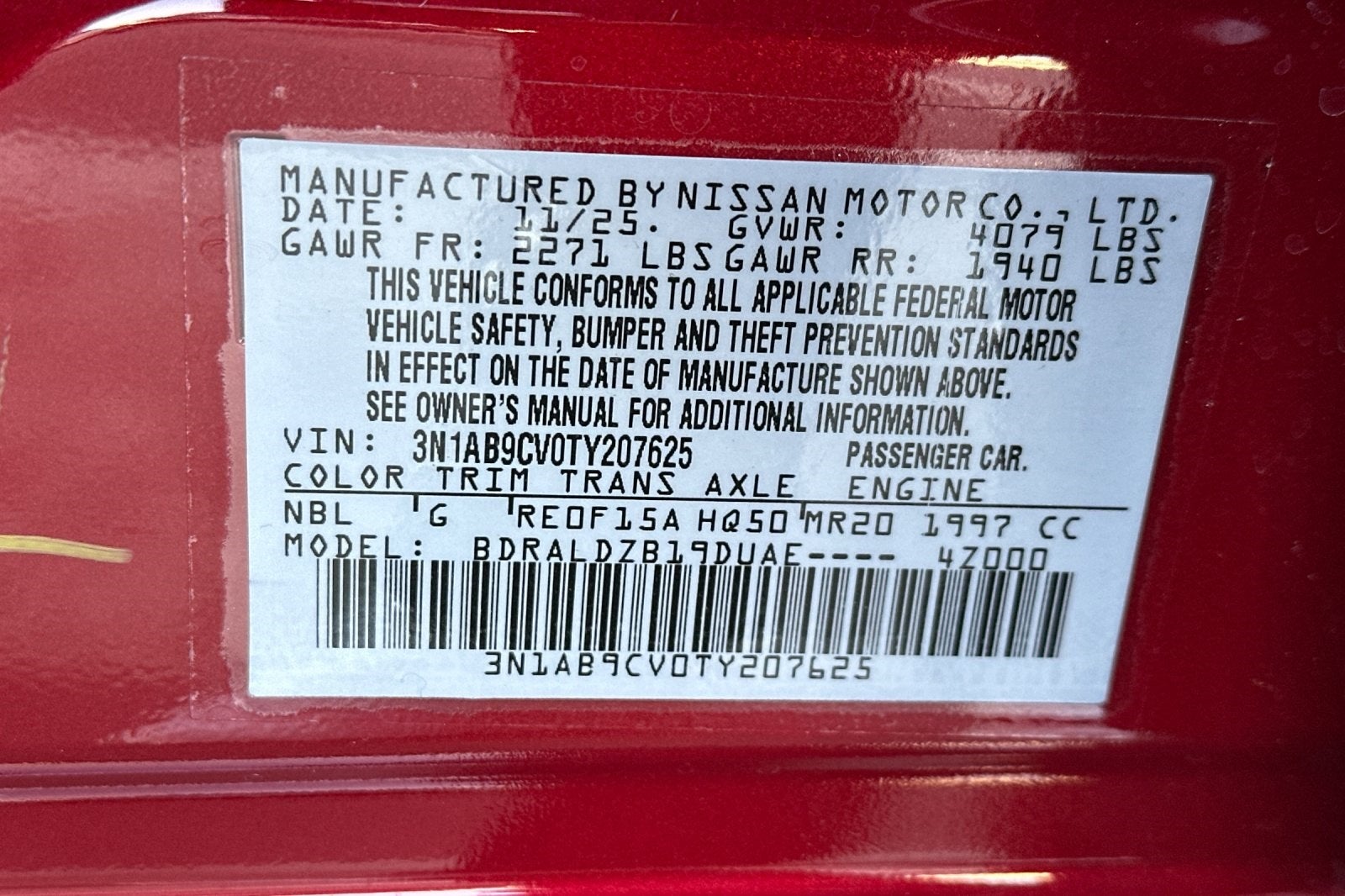 2026 Nissan Sentra SV