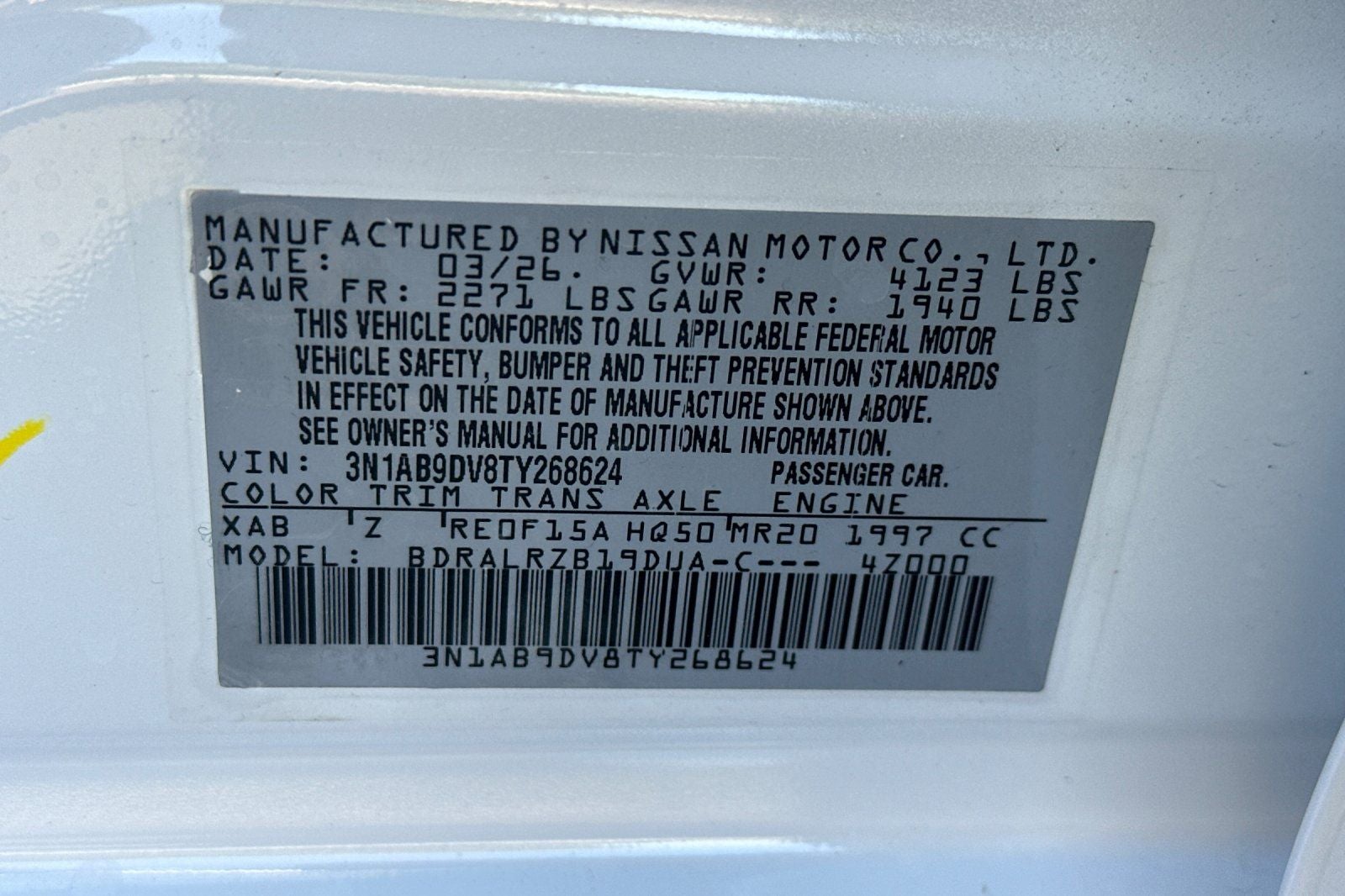 2026 Nissan Sentra SR