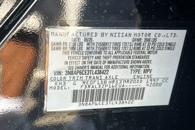2026 Nissan Kicks SV