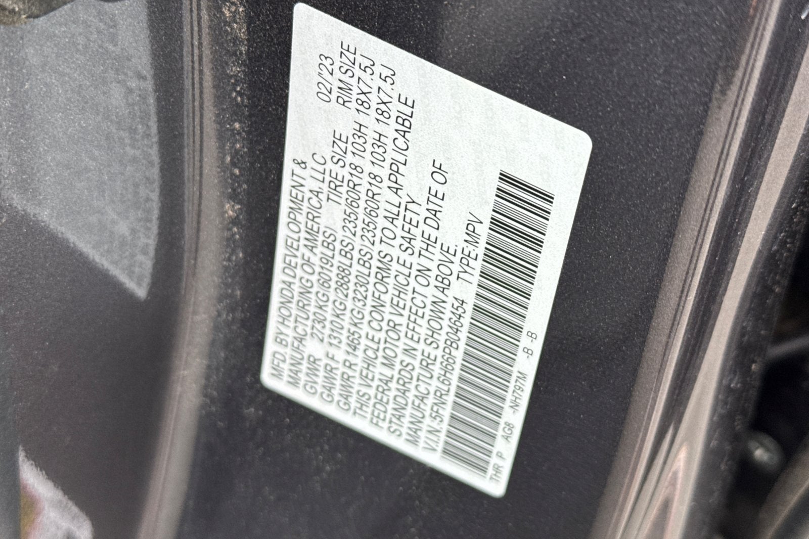 2023 Honda Odyssey EX-L