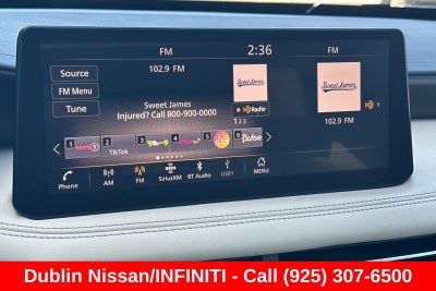 2025 INFINITI QX60 Sensory
