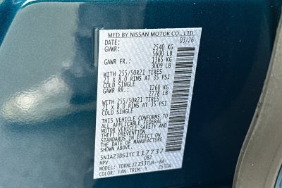 2026 Nissan Murano Platinum