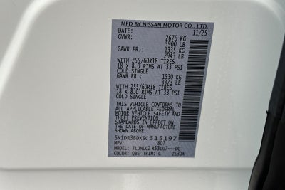 2025 Nissan Pathfinder SV