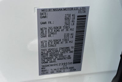 2026 Nissan Pathfinder Rock Creek