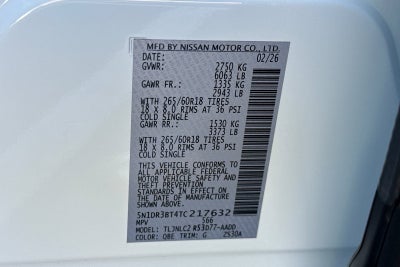 2026 Nissan Pathfinder Rock Creek