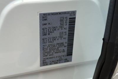 2026 Nissan Pathfinder Platinum