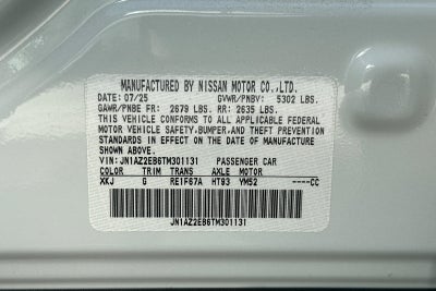 2026 Nissan Leaf PLATINUM+