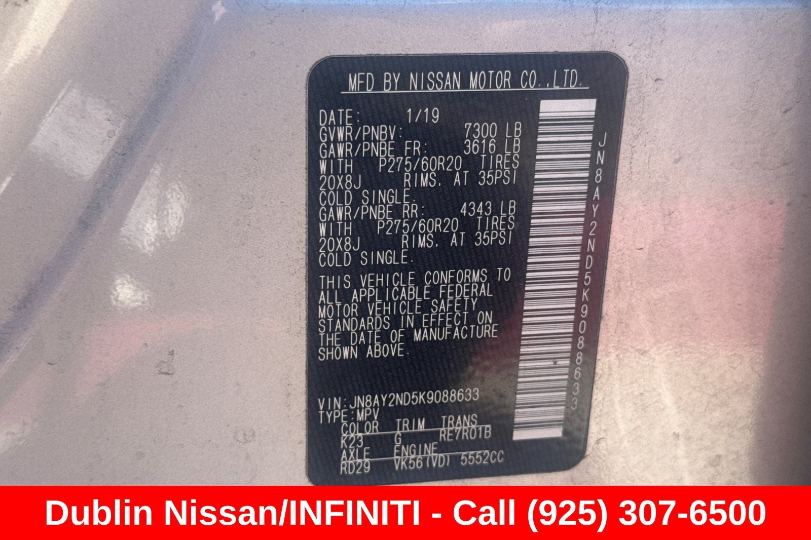 2019 Nissan Armada SL