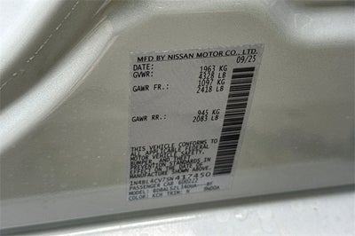 2025 Nissan Altima SR