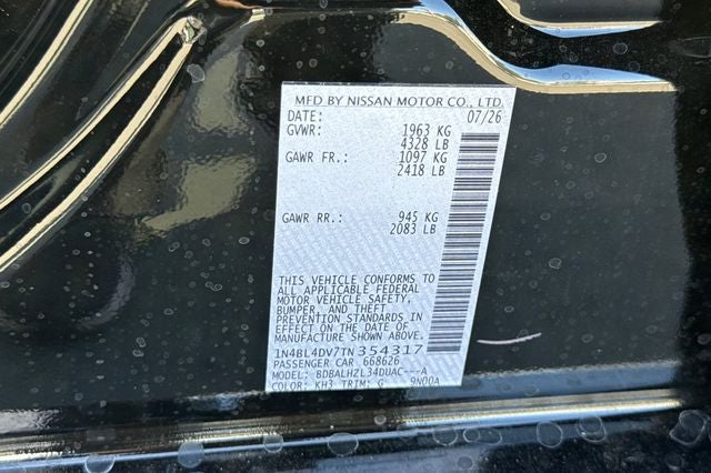 2026 Nissan Altima SV Special Edition