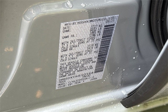 2026 Nissan Frontier Crew Cab PRO-4X® Long Bed