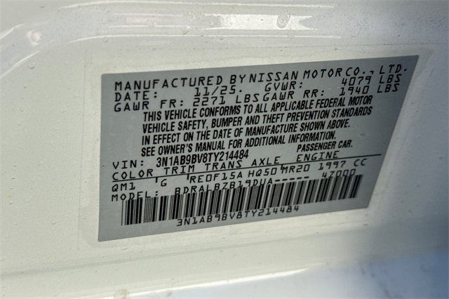 2026 Nissan Sentra S