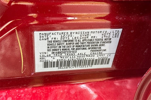 2026 Nissan Sentra SV