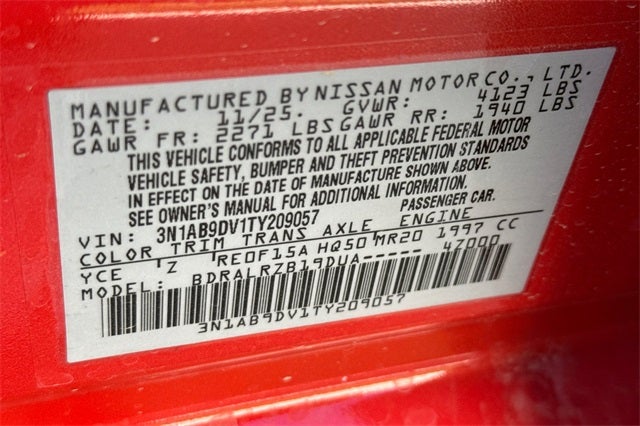 2026 Nissan Sentra SR