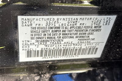 2026 Nissan Sentra SR