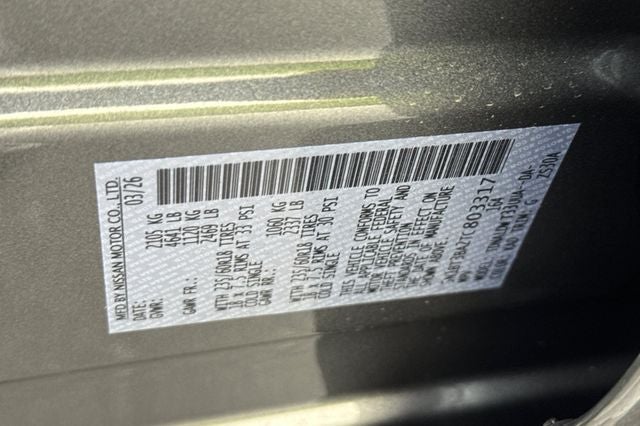 2026 Nissan Rogue SV