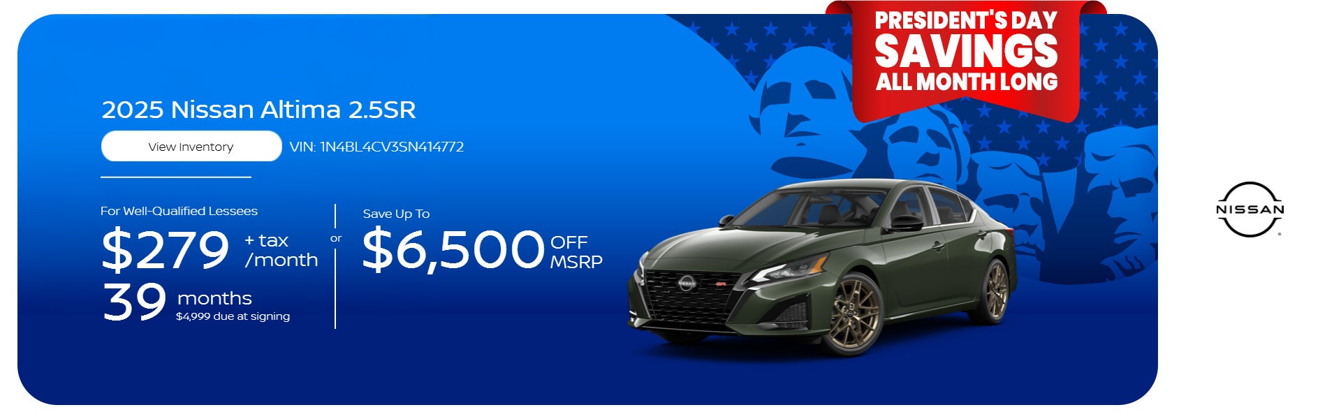 2025 NISSAN ALTIMA 2.5SR