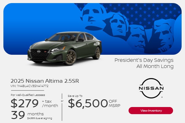 2025 NISSAN ALTIMA 2.5SR